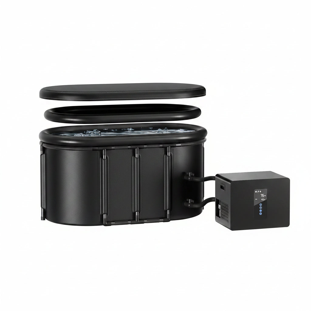 1/3HP Ice Bath Chiller & 148Gal Cold Plunge Tub Bundle